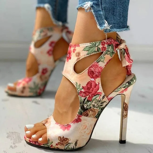 Japanese Samurai Sandals High Heels