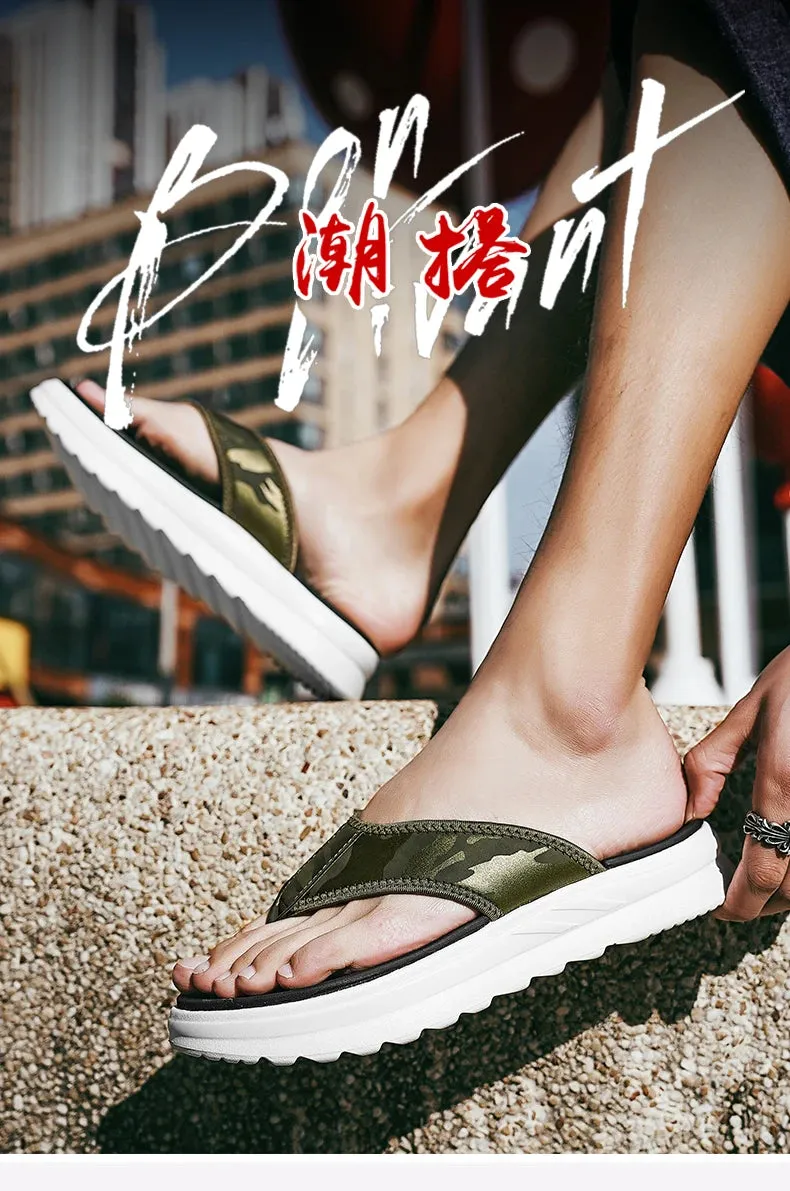 Potato Slippers High Quality Outdoor Men Flip Flops Sandals Beach Slippers Design Mens Non-slip Comfortable Indoor Slippers Men Casual Shoes