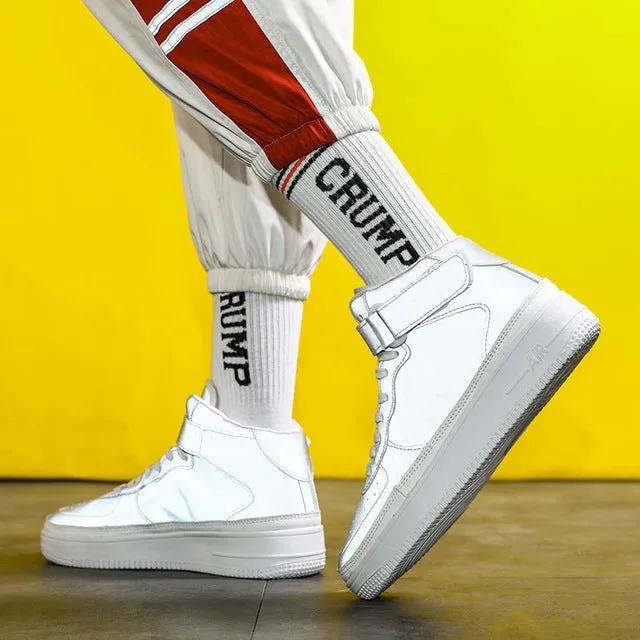 Porto Flat Shoes High Top Tenis Skate All Men Star Skateboarding Shoes Force 1One Chameleon Night Reflective Hombre Zapatilla Sneakers Men Sport