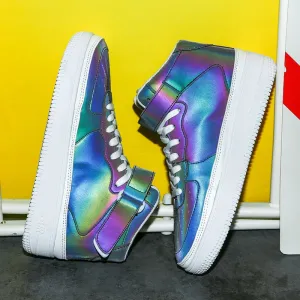 Tory Burch Flats Shoes High Top Tenis Skate All Men Star Skateboarding Shoes Force 1One Chameleon Night Reflective Hombre Zapatilla Sneakers Men Sport