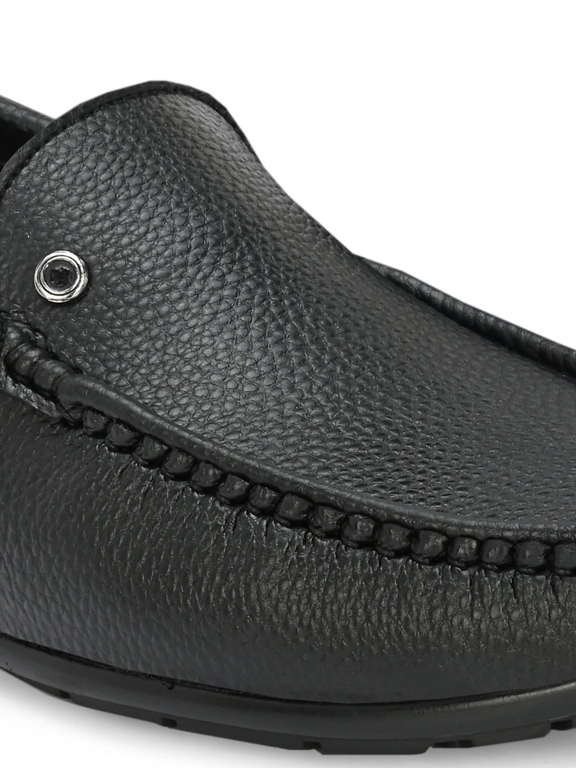 Hitz Men's Black Synthetic Slip-On Comfort Loafer Shoes Hey Dudes Paul Loafers