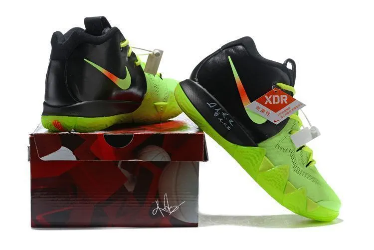 Nike Kyrie 4 Neon Black Men Basketball Shoes Sneaker !!! CYBER MONDAY SALE !!! Asics Tr Shoes
