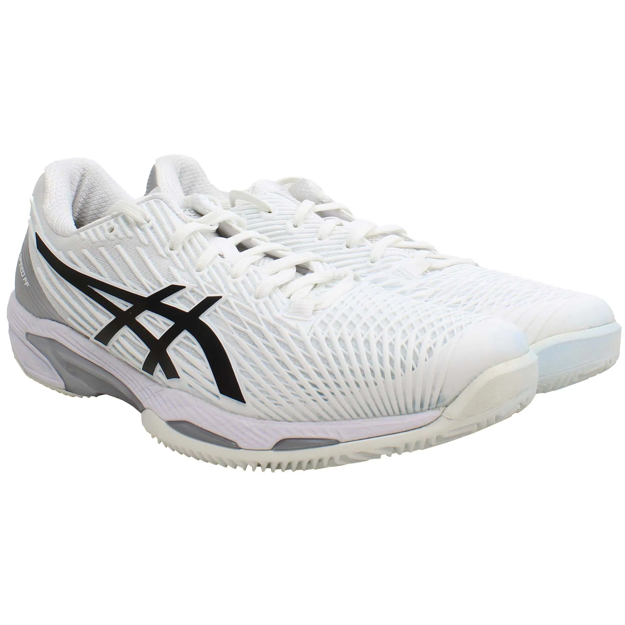 Asics Solution Speed FF 2 Clay Mens White Tennis Shoes Asics Running Shoes Overpronation