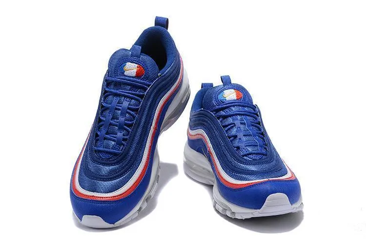 Nike Air Max 97 Blue White Italia Shoes Sale Men Size US 7, 8, 8.5, 9, 10, 11 Asics Gt 2000 5 Lite Show Running Shoes T7e6n