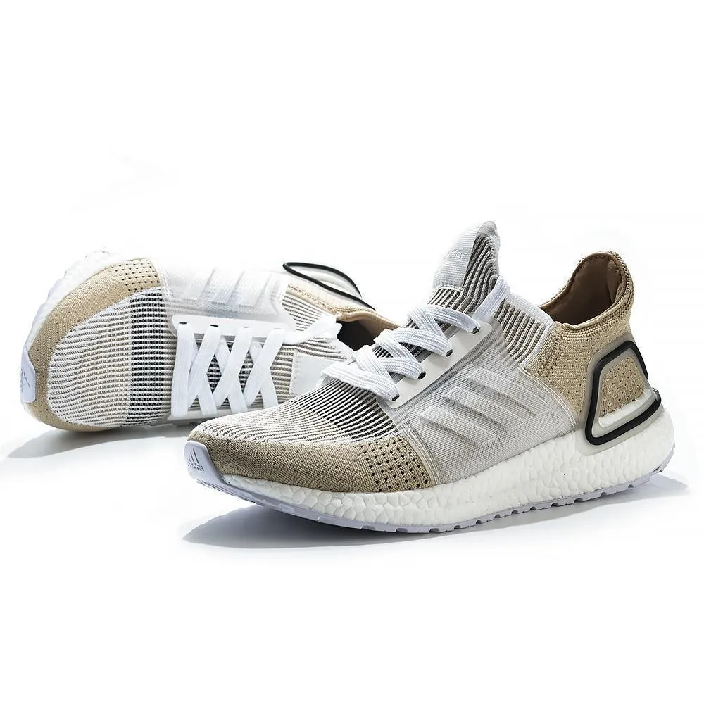 Adidas UltraBoost 19 'Pale Nude' Shoes Men Women Sneaker !!! CYBER MONDAY SALE !!! Adidas 3 Stripe Shoes