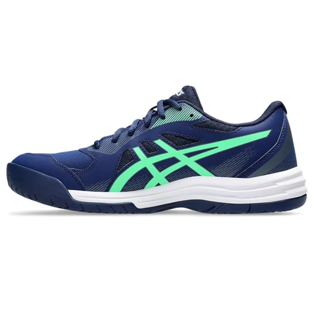 Asics Shoes High Arch ASICS Men's Court Slide 3 Tennis Shoe (Blue Expanse New Leaf)