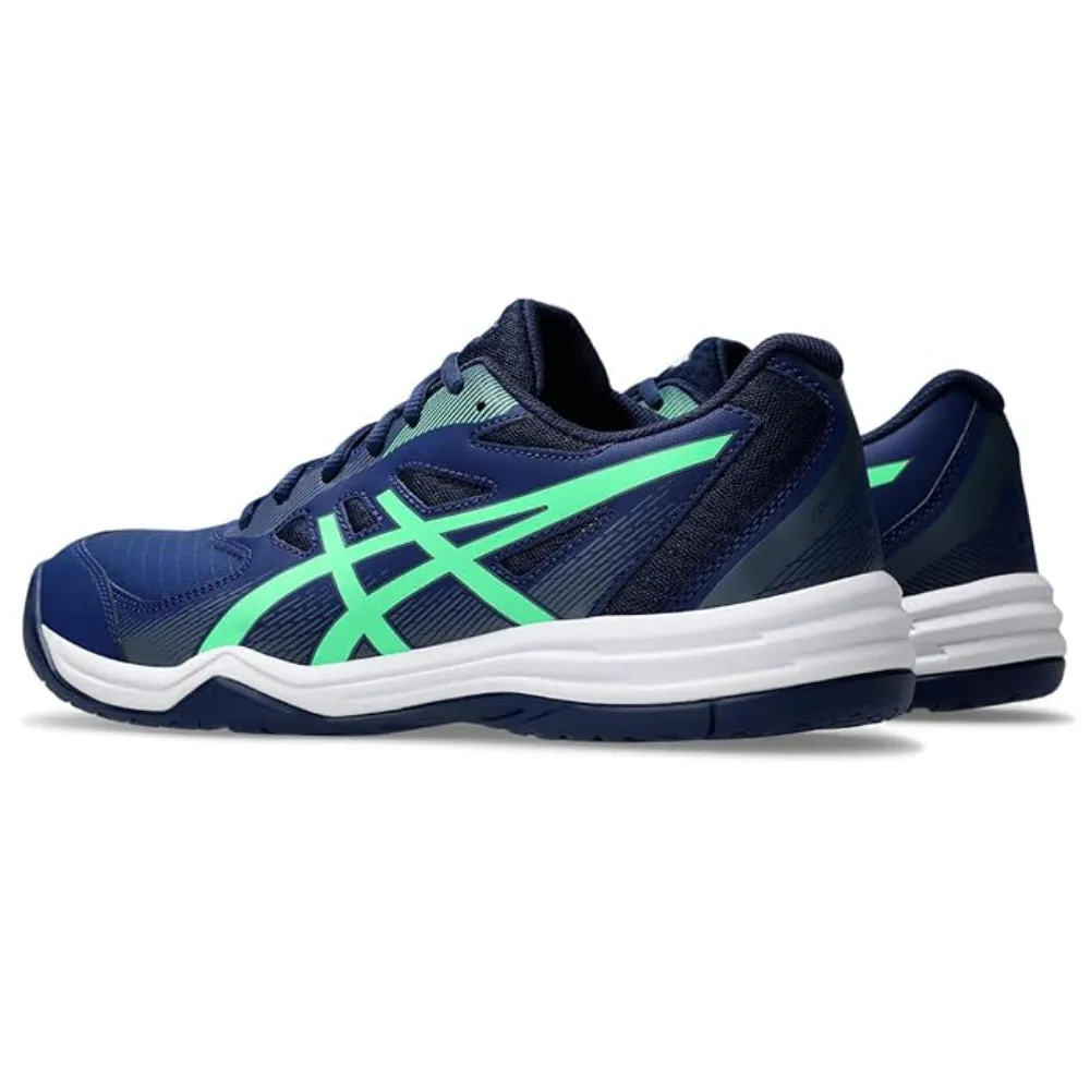 Indoor Asics Shoes ASICS Men's Court Slide 3 Tennis Shoe (Blue Expanse New Leaf)