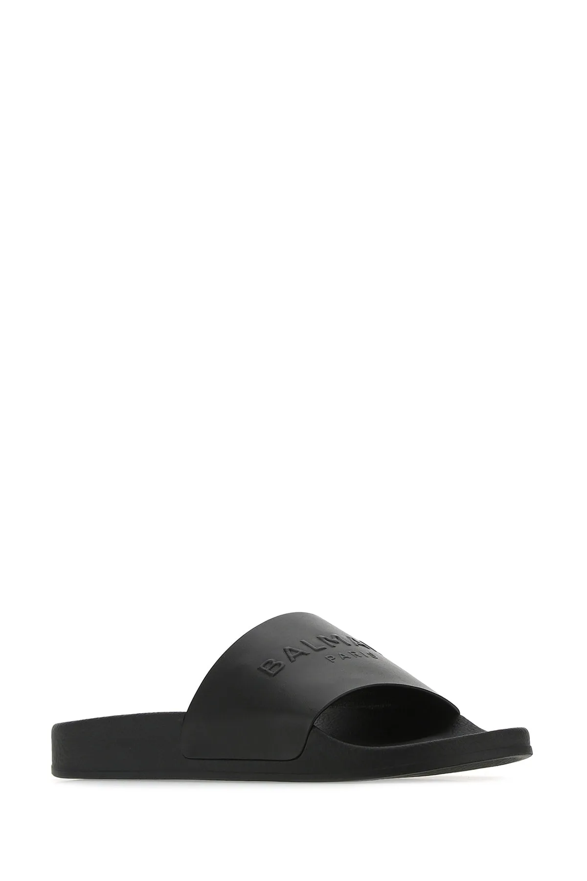 St Lucian Sandals Balmain Logo Embossed Sandals