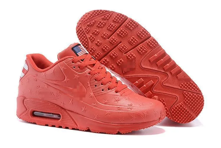 Asics Golf Shoes Nike Air Max 90 'Independence Day Red' Shoes Sneaker Sale Men Size US 7-11