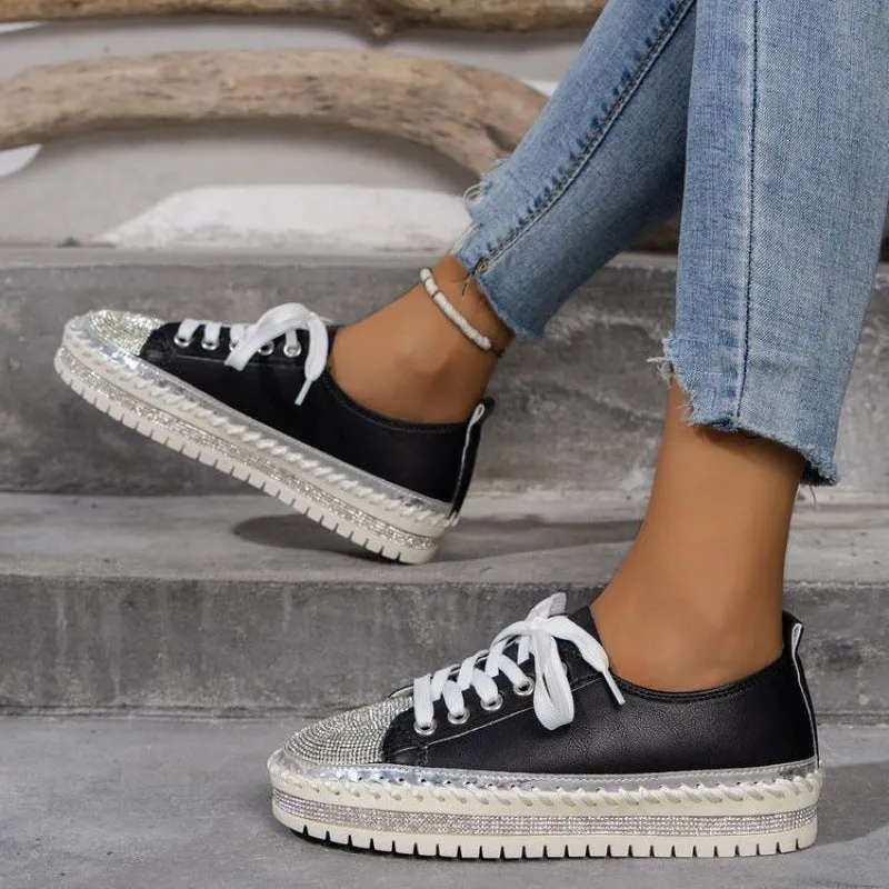 Dansko Shoes Sneakers Women's rhinestone sparkly lace-up platform sneakers