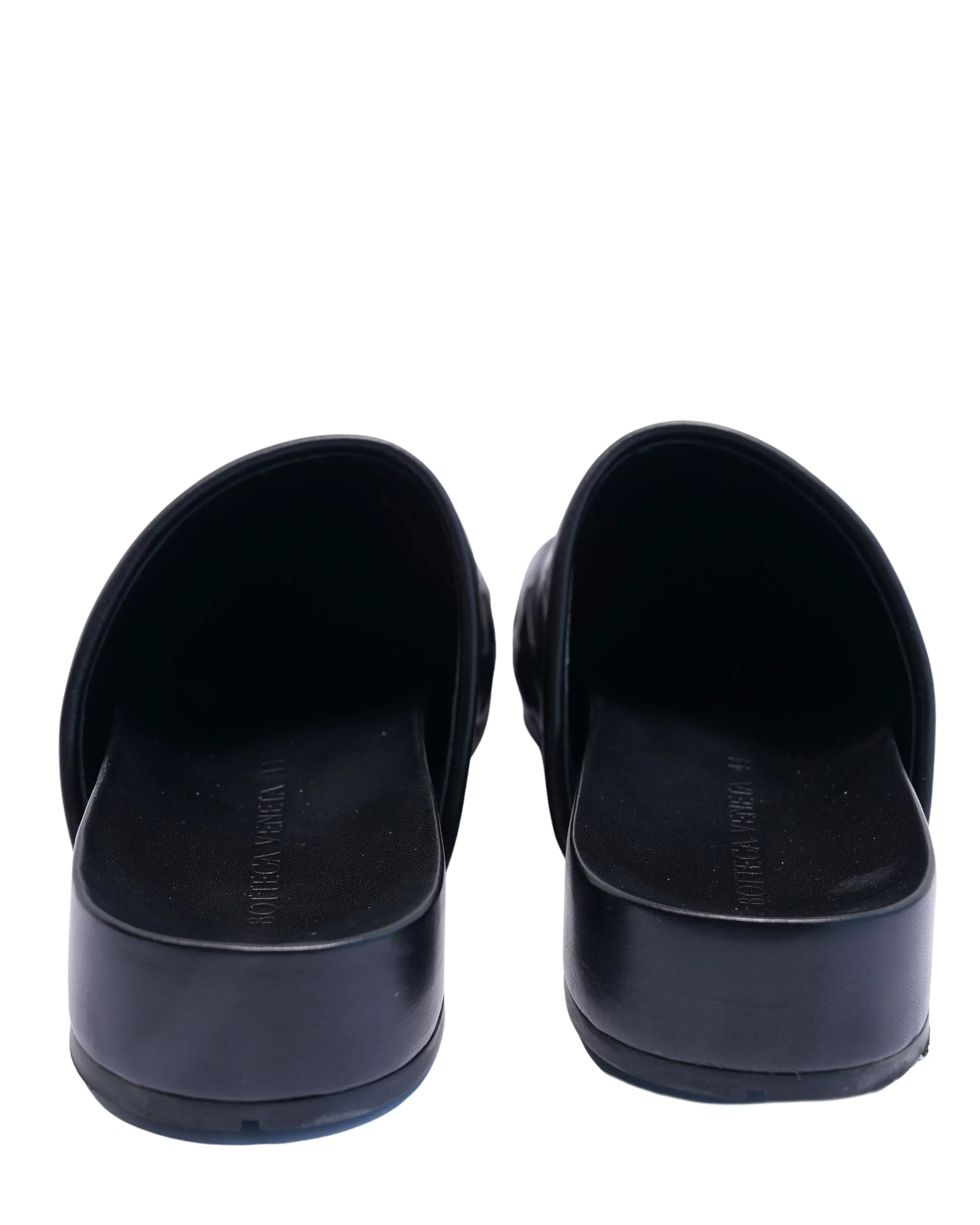 Outlet Intrecciato Leather Reggie Mule