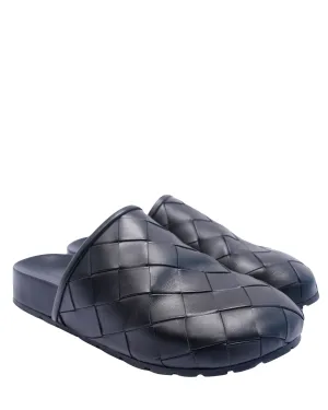 Intrecciato Leather Reggie Mule River Sandals