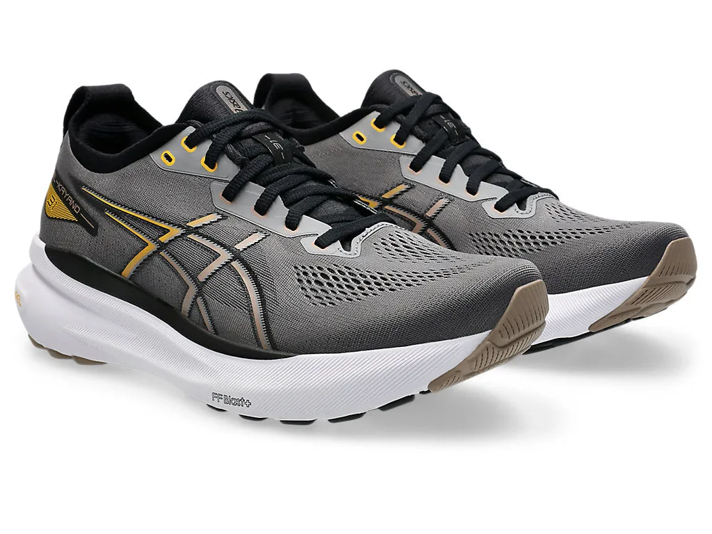 Asics Men's GEL-KAYANO 31 Wide (2E) Running Shoes in Carbon/Taupe Grey Best Asics Crossfit Shoes