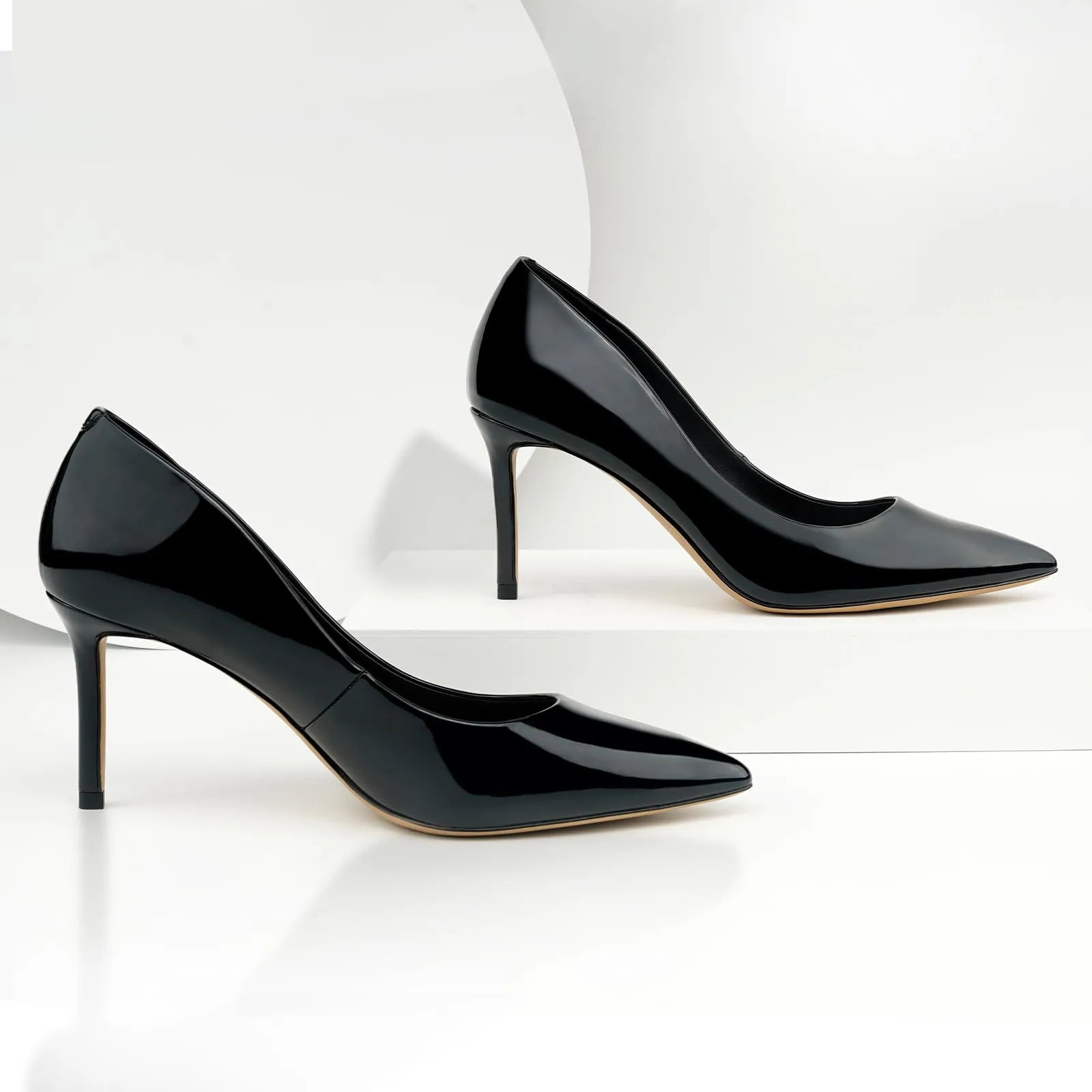 1460 Work Boots JENN ARDOR Women's Comfortable Stiletto Pumps 3 inch