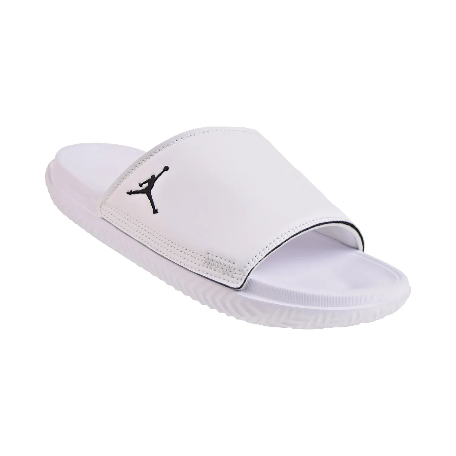 Jordan Play Men's Slides White-Black-Photon Dust Lusso Slippers