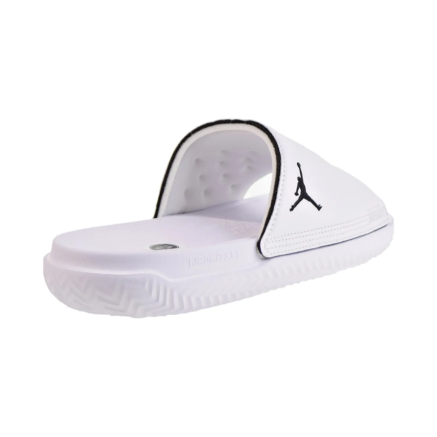Jordan Play Men's Slides White-Black-Photon Dust Werewolf Slippers