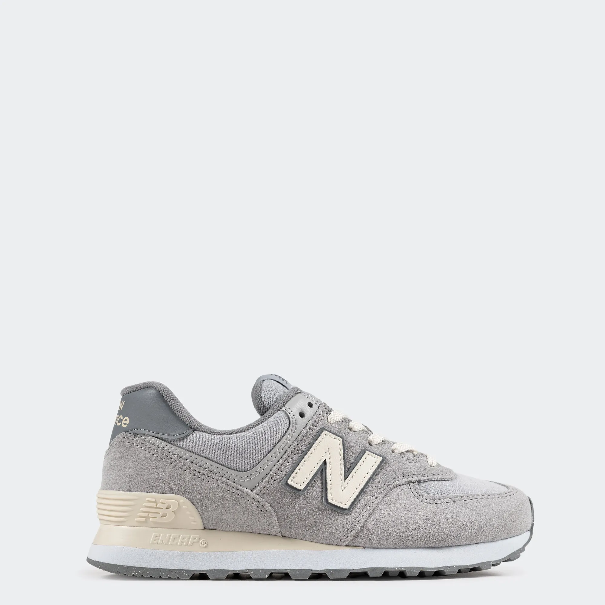 Women's New Balance Wide Width Unisex New Balance 574 Shoes Concrete
