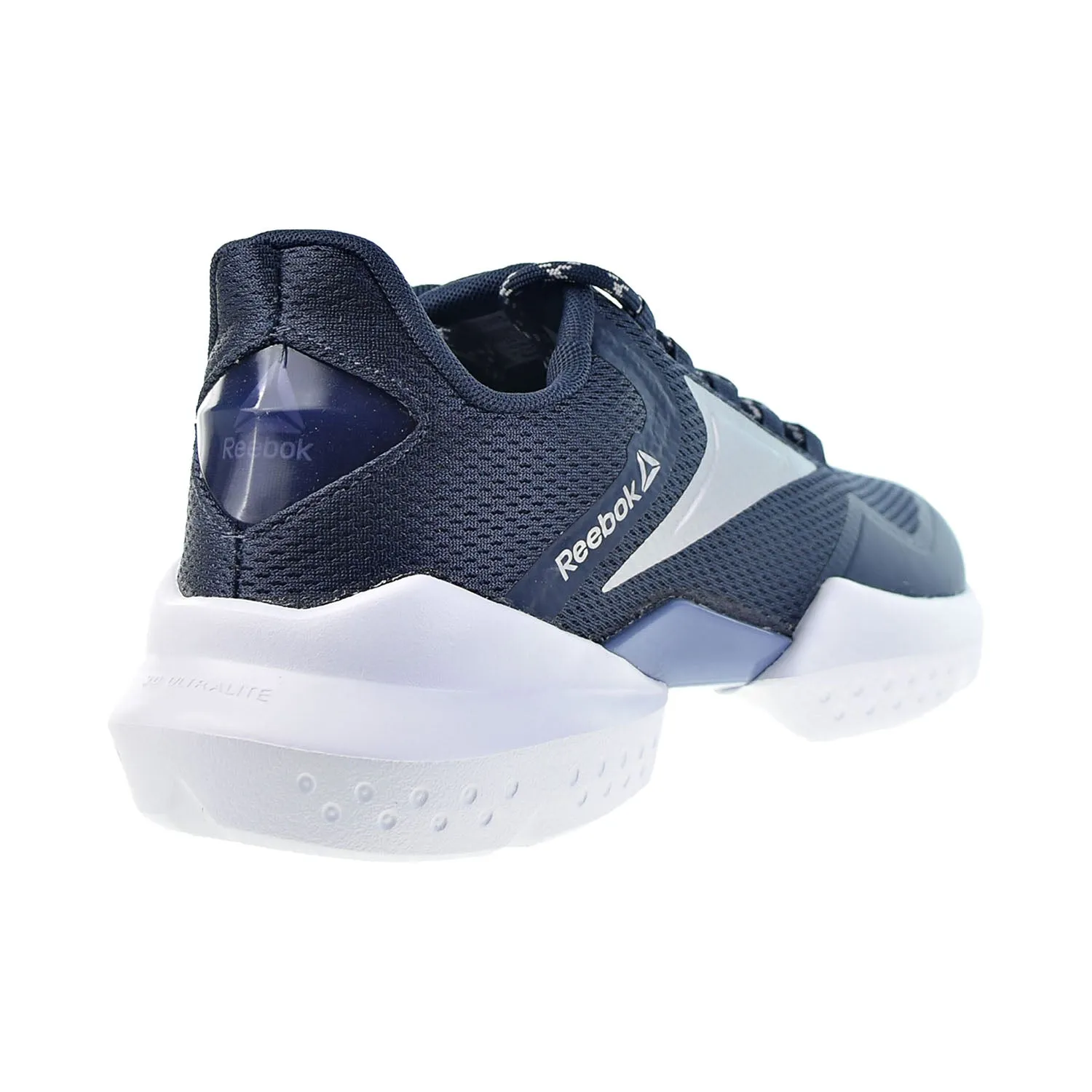 Reebok Split Fuel Run Men's Shoes Navy-Washed-Silver-White Summer Slippers With Arch Support