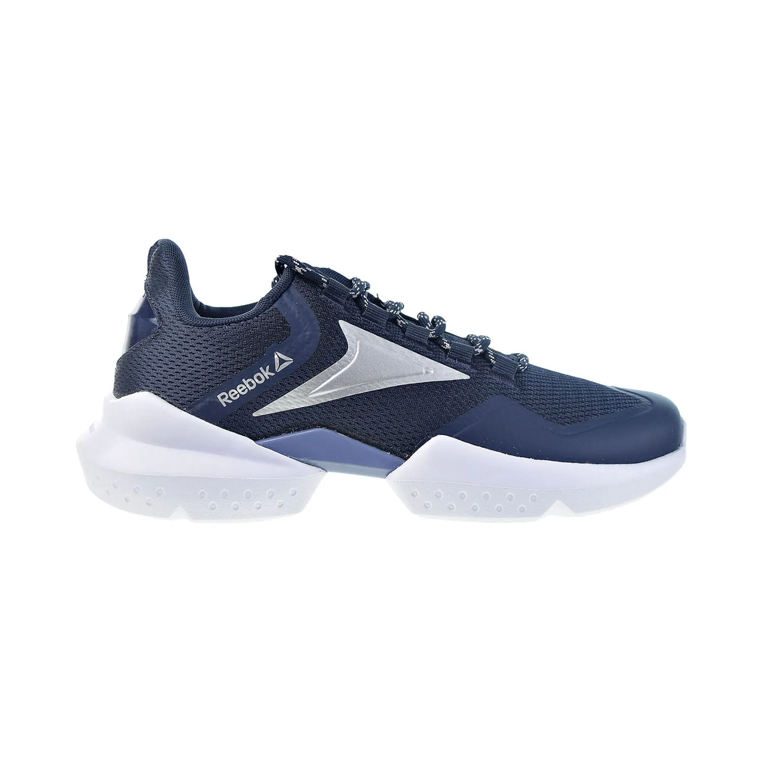 Reebok Split Fuel Run Men's Shoes Navy-Washed-Silver-White Kanye West Slippers