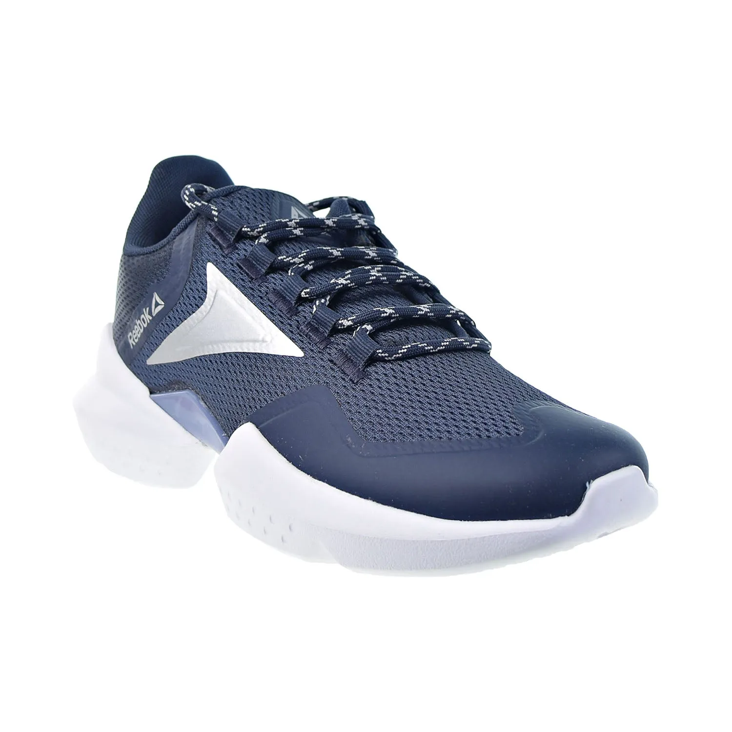 Where Can I Buy Slippers Near Me Reebok Split Fuel Run Men's Shoes Navy-Washed-Silver-White