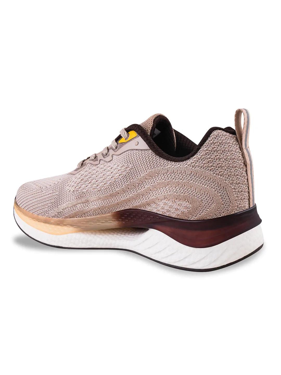 CIRCLE Beige Men's Sports Shoes Best Running Shoes Cut
