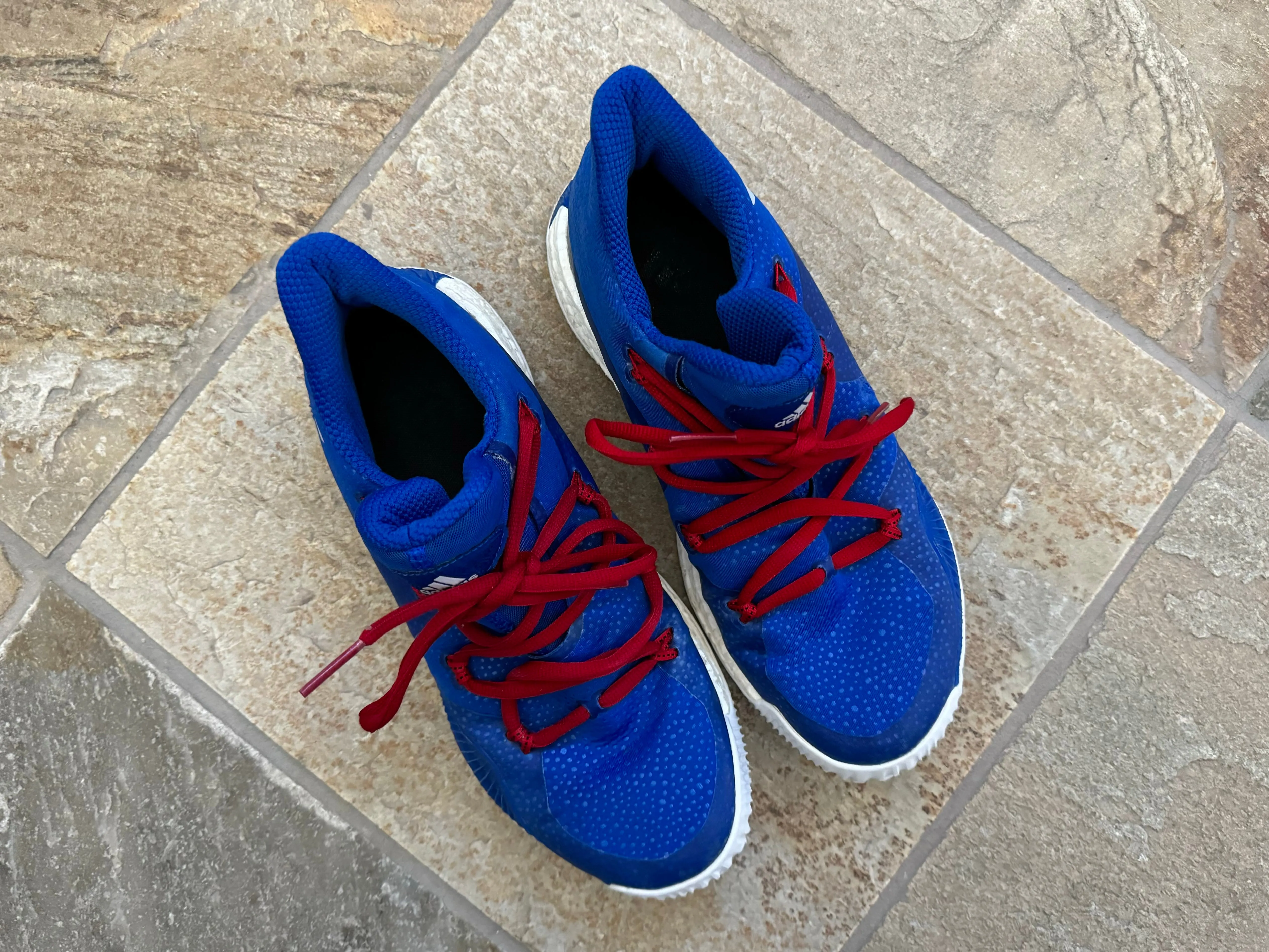 Kansas Jayhawks Frank Mason III Adidas Game Worn Basketball Shoes, Size 11 Shoes Fear Of God Adidas