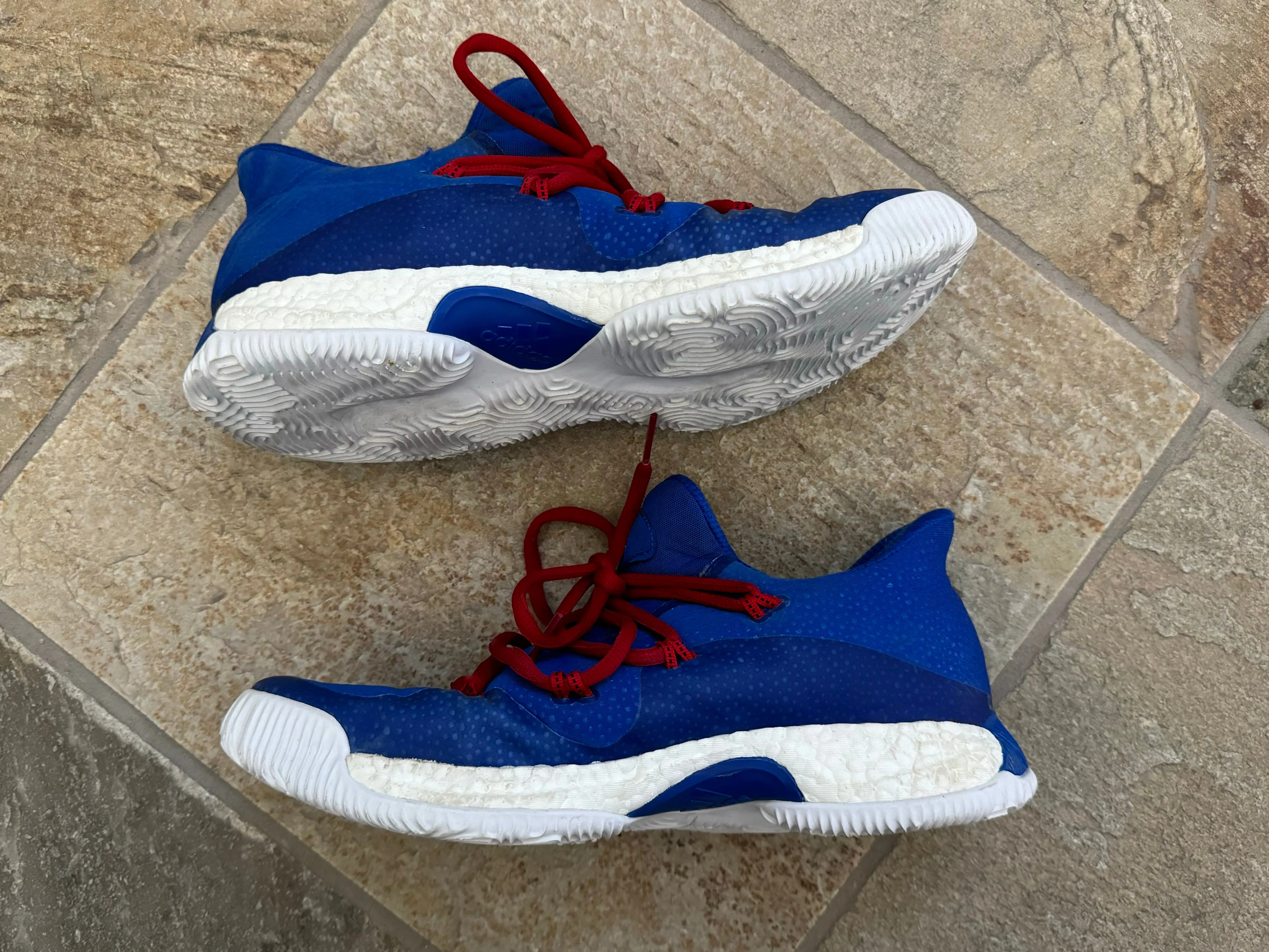 Adidas 1972 Shoes Kansas Jayhawks Frank Mason III Adidas Game Worn Basketball Shoes, Size 11