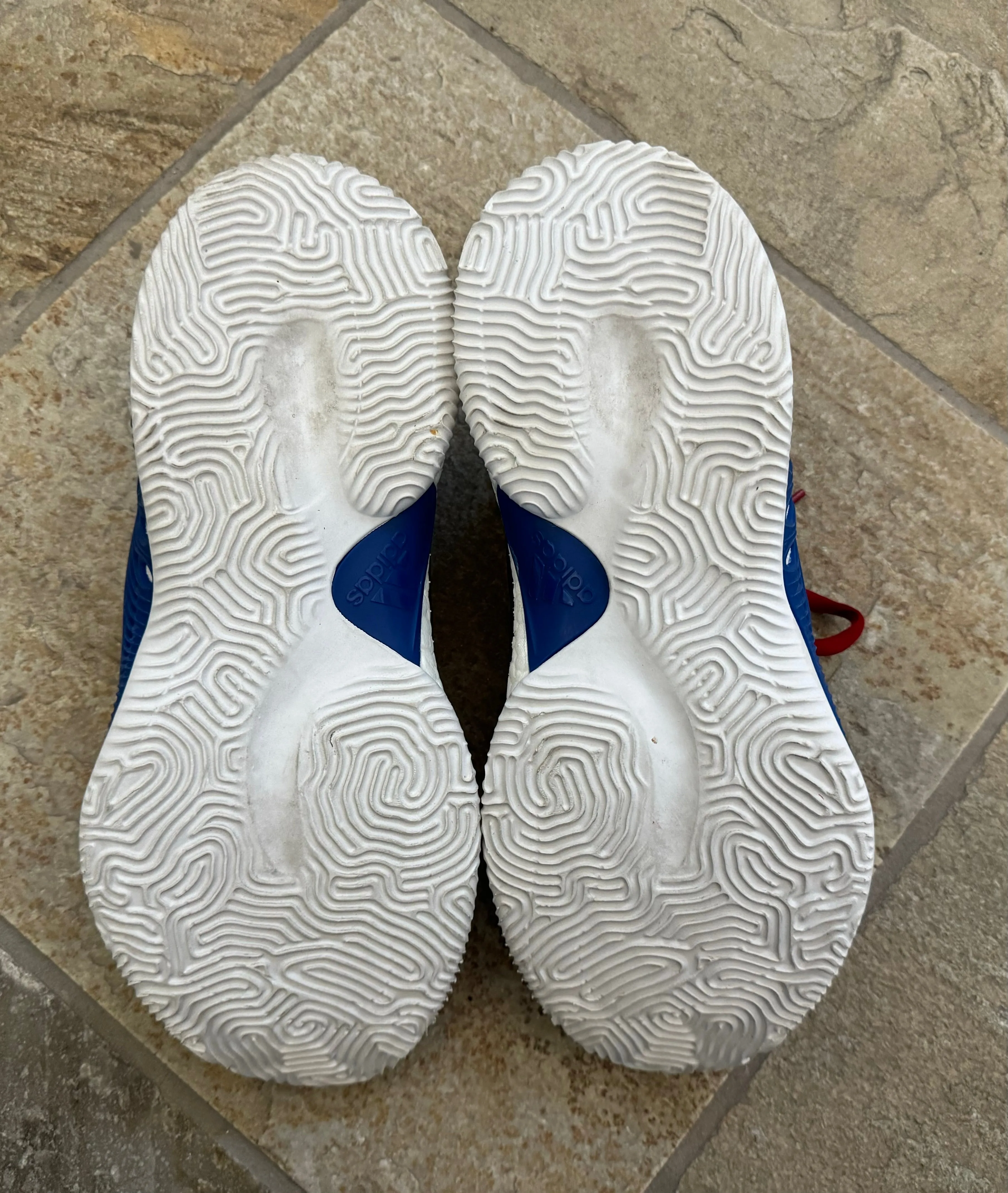 Adidas Shoes 1970s Kansas Jayhawks Frank Mason III Adidas Game Worn Basketball Shoes, Size 11