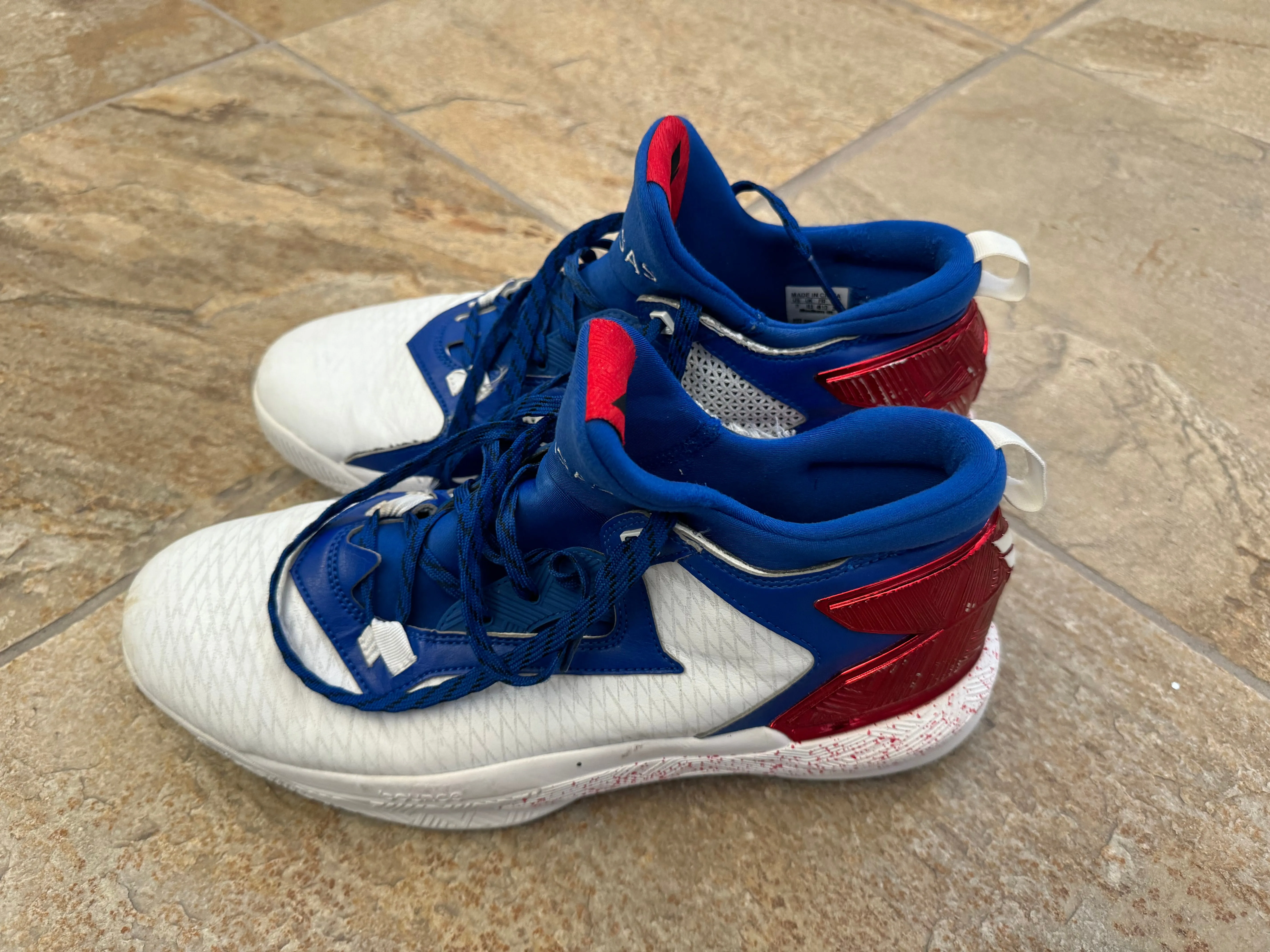 Kansas Jayhawks Frank Mason III Game Worn Adidas College Basketball Shoes ### Adidas Ubounce Dna Running Shoe