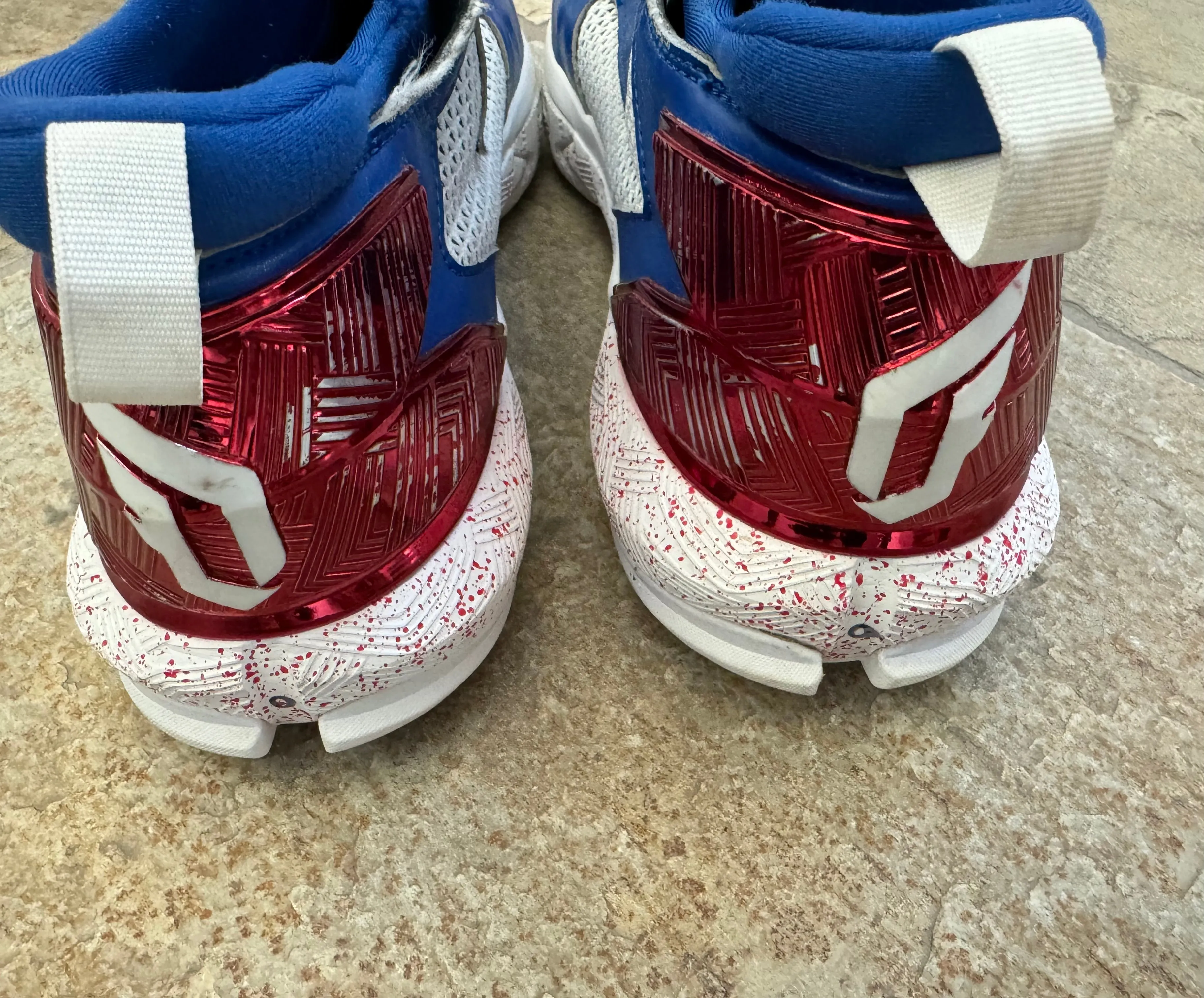 Kansas Jayhawks Frank Mason III Game Worn Adidas College Basketball Shoes ### Wedge Adidas Shoes