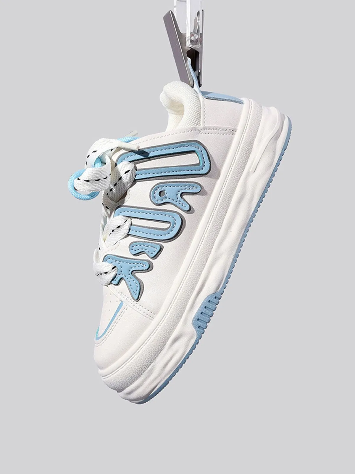 Kicksteria - Letter Patchwork Women Shoes Dunk Low Sneakers