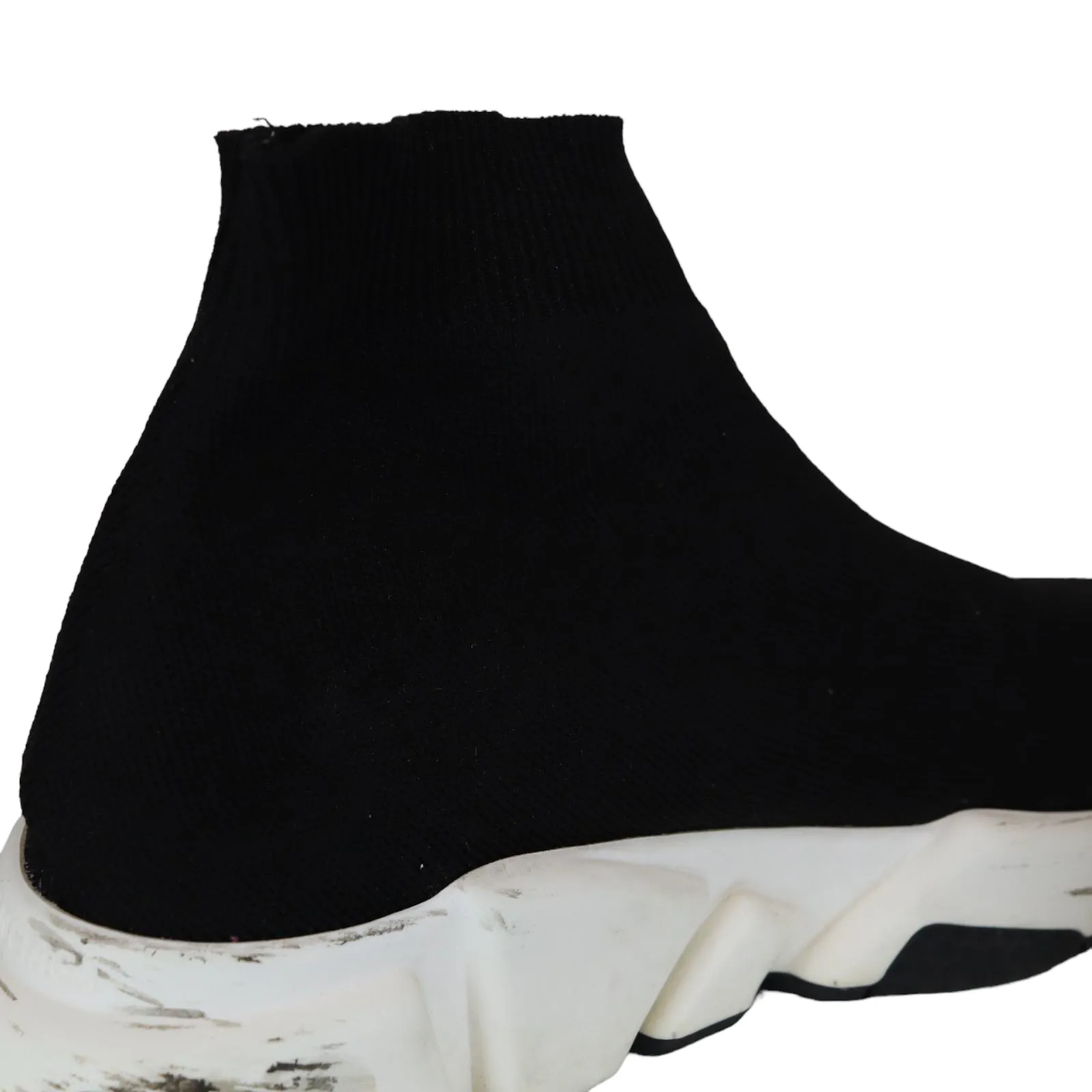 Knit Women Speed Sneakers 37 Black White Legendary Sneakers