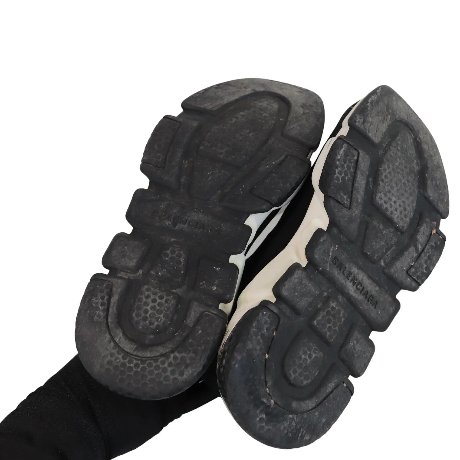 Ash Platform Sneakers Knit Women Speed Sneakers 37 Black White