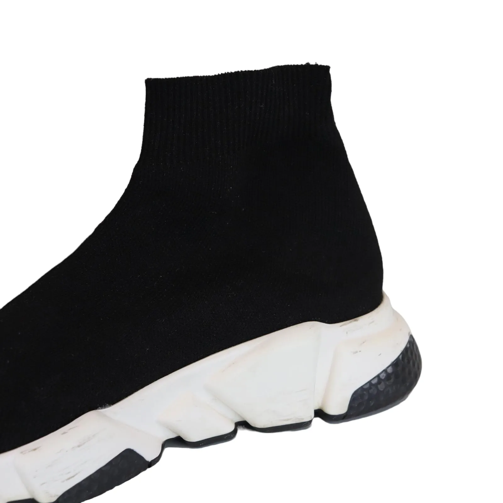Knit Women Speed Sneakers 37 Black White Step In Sneakers