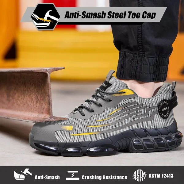 Branded Sneakers Knob Anti-Smash Anti-Slip Safety Sneakers