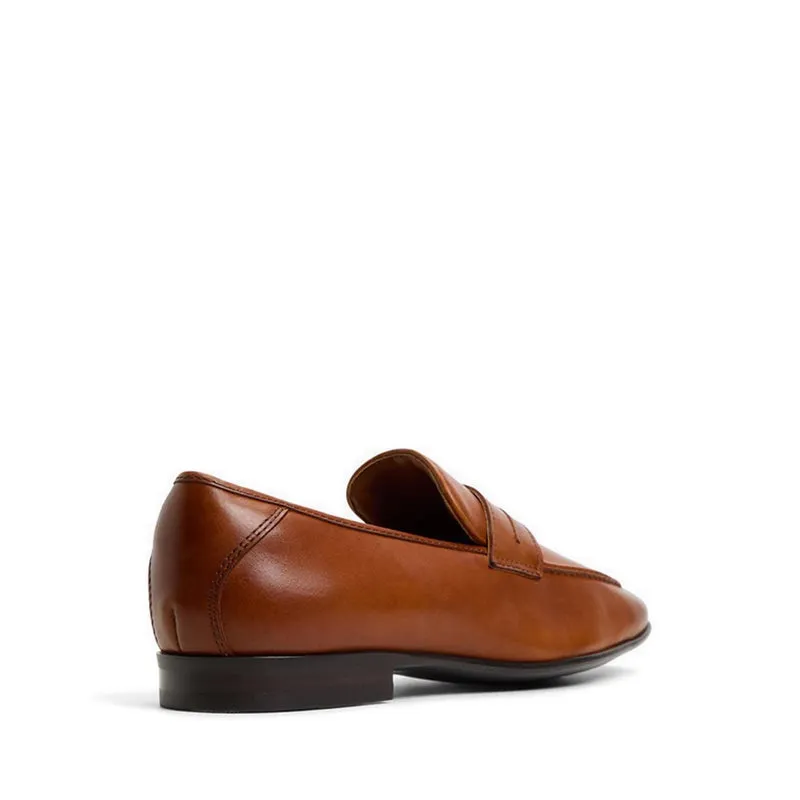 LARAEDE LOAFERS - COGNAC Tennis Slip Ons