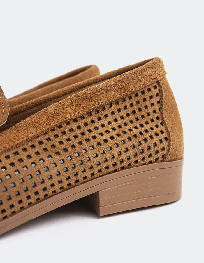 Vionic Loafers Urbino Cognac Suede