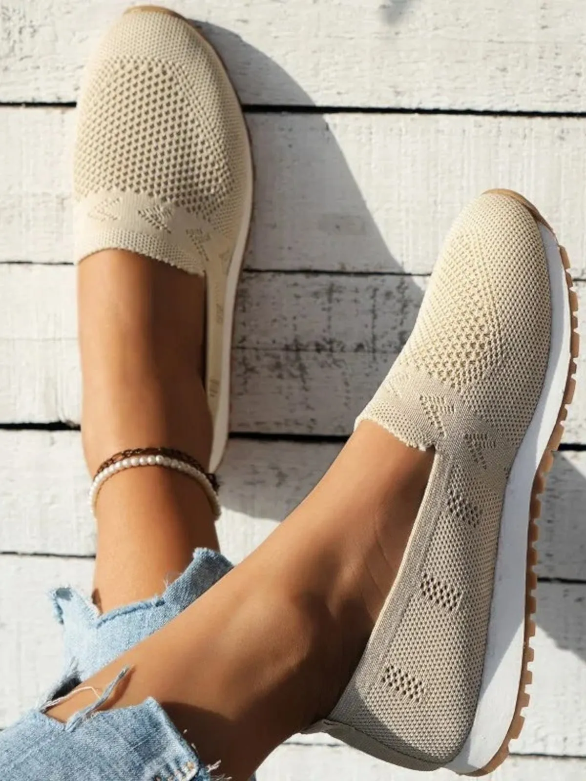 Leva Lightweight Slip-On Sneakers Babymoon