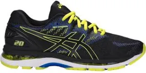 Asics Men's Gel-Nimbus 20 Running Shoes in Black/Sulphur Spring/Victoria Blue Asics Gore Tex Trail Running Shoes