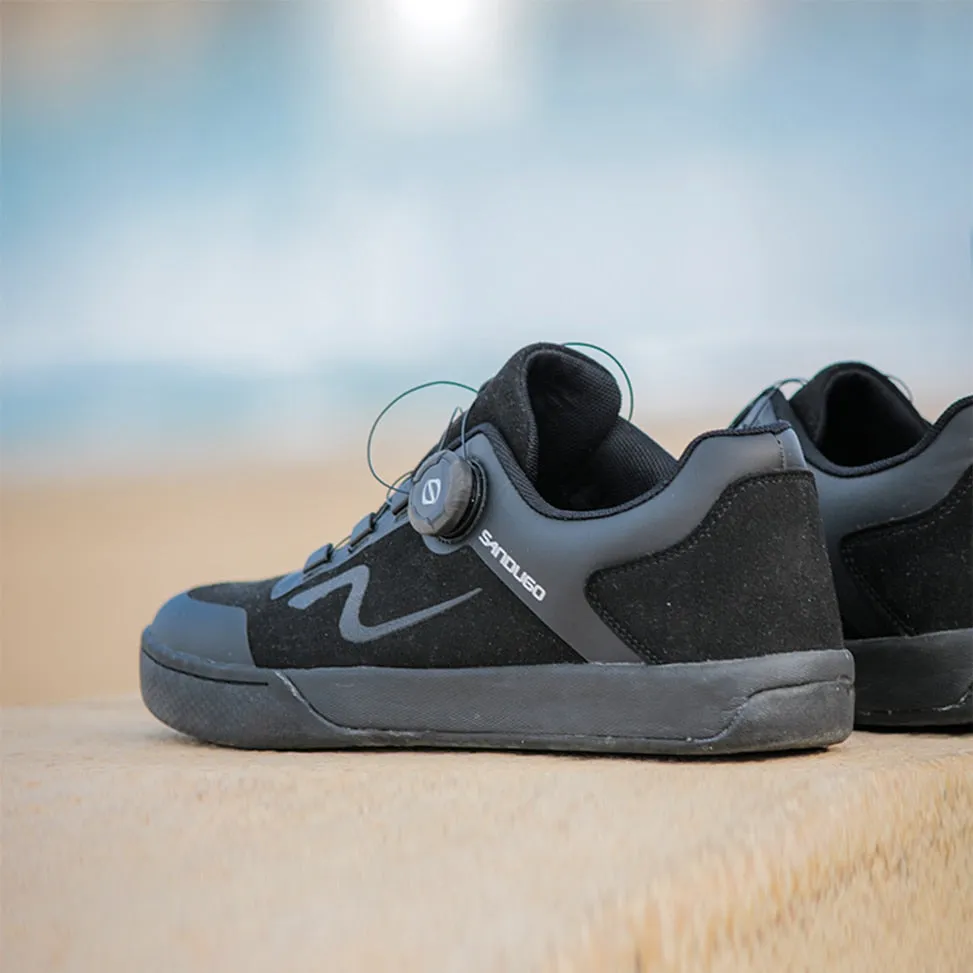 Flat Pointed Toe Slingback Shoes Mens Cycling Shoes Mtb Downhill Enduro Mountain Bike Shoes Compatible with All 2 Bolts Peadls