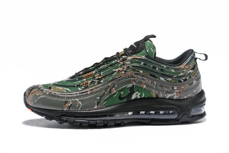 Nike Air Max 97 Camouplage Army Green Grey Shoes Sale Size US 7-11 Asics Gel Venture 9 Running Shoe