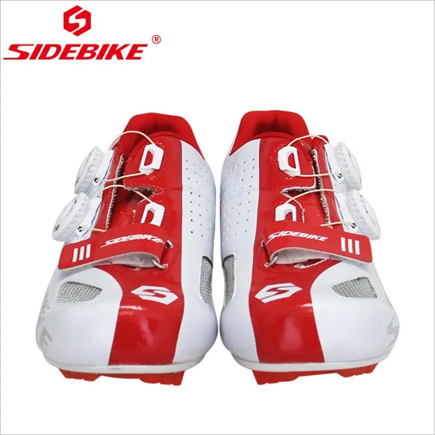 Atmos Sneakers SIDEBIKE Road Cycling Shoes Men Pro Bike Shoes High Pressure Nylon Athletic Self-locking Bicycle Shoes Chaussure Velo Route