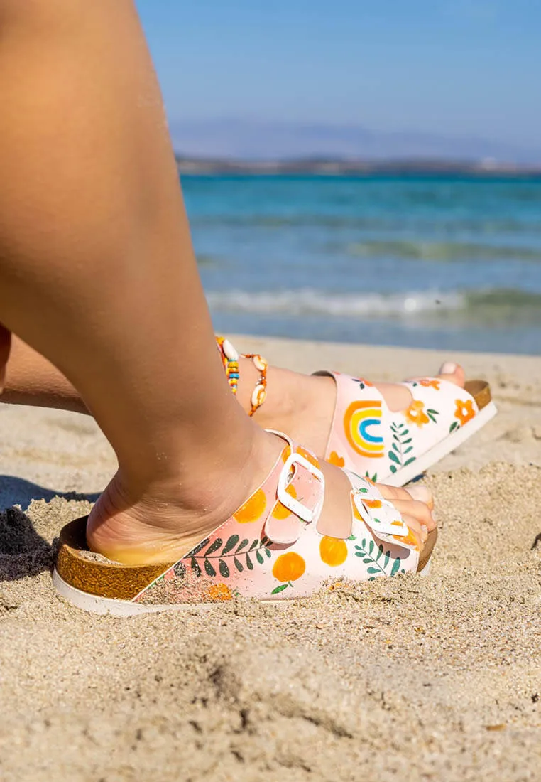 Comfy And Stylish Sandals Flowers and Fruits | Stella Sandals