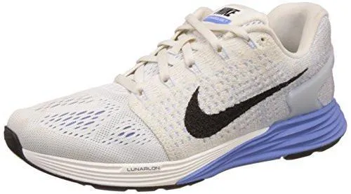 Asics Running Shoes For High Arches Lunarglide 7 Sail Black/Chalk Blue/Pr Pltnm Running Shoe 7 US