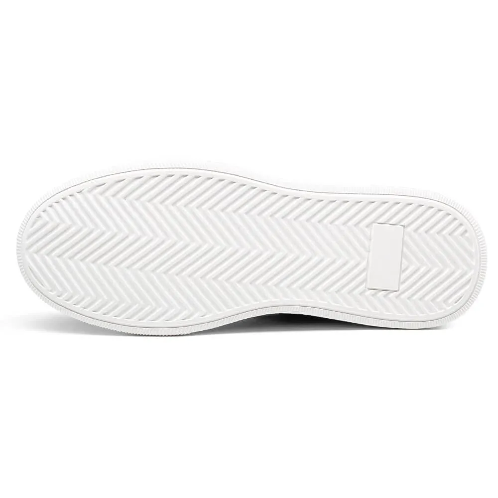 Sneakers With Thick Soles 6 CM / 2.36 Inches CMR CHAMARIPA Elevator Shoes - Step Up Your Height Game with Black Casual Elevator Sneakers - Gain 2.36 Inches Instantly!