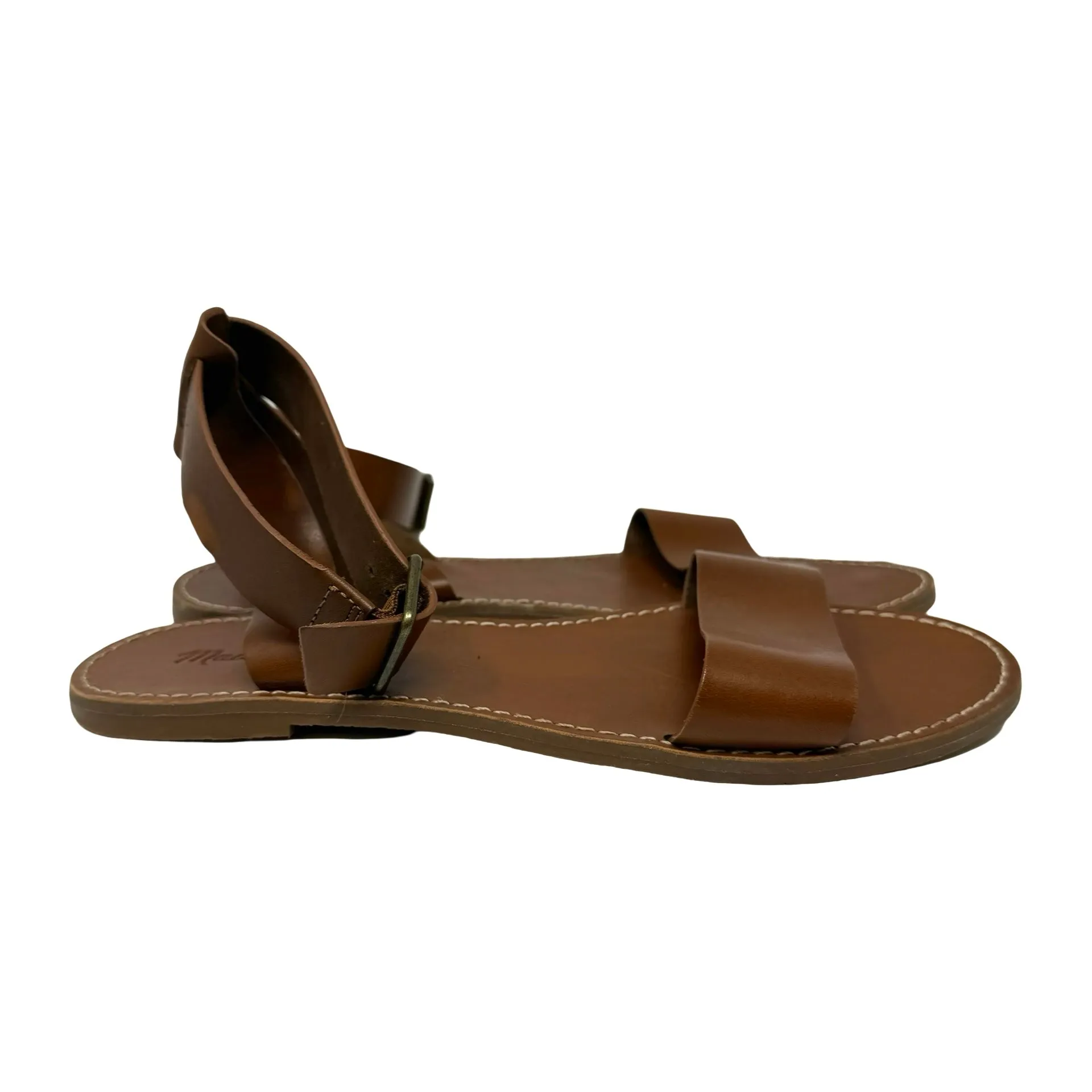 Comfortable Low Heel Sandals Madewell The Boardwalk Ankle-Strap Sandal
