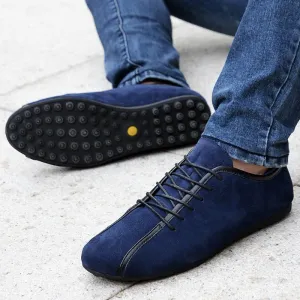 Aleader Nubuck Leather Men Shoes Spring Male Casual Shoes 2015 Fashion Leather Shoes Loafers Men's shoes Flats zapatillas Patent Leather Flat Shoes