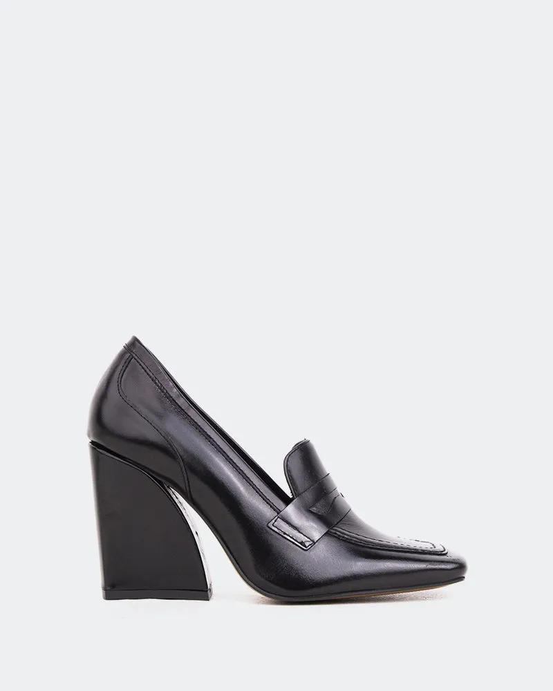 Loafers With Laces Jardins Black Leather