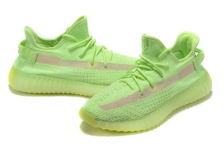Adidas Shoes Review Adidas YEEZY BOOST 350 V2 GID 'Glow' Shoes Men Women Sneaker Sale All Size US 7-11