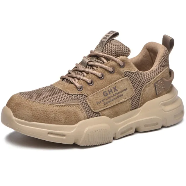 Male Safety Shoes Work Sneakers Indestructible Work Safety Boots Winter Shoes Men Steel Toe Shoes Sport Safty Shoes Dropshipping Best Rated Pull On Work Boots